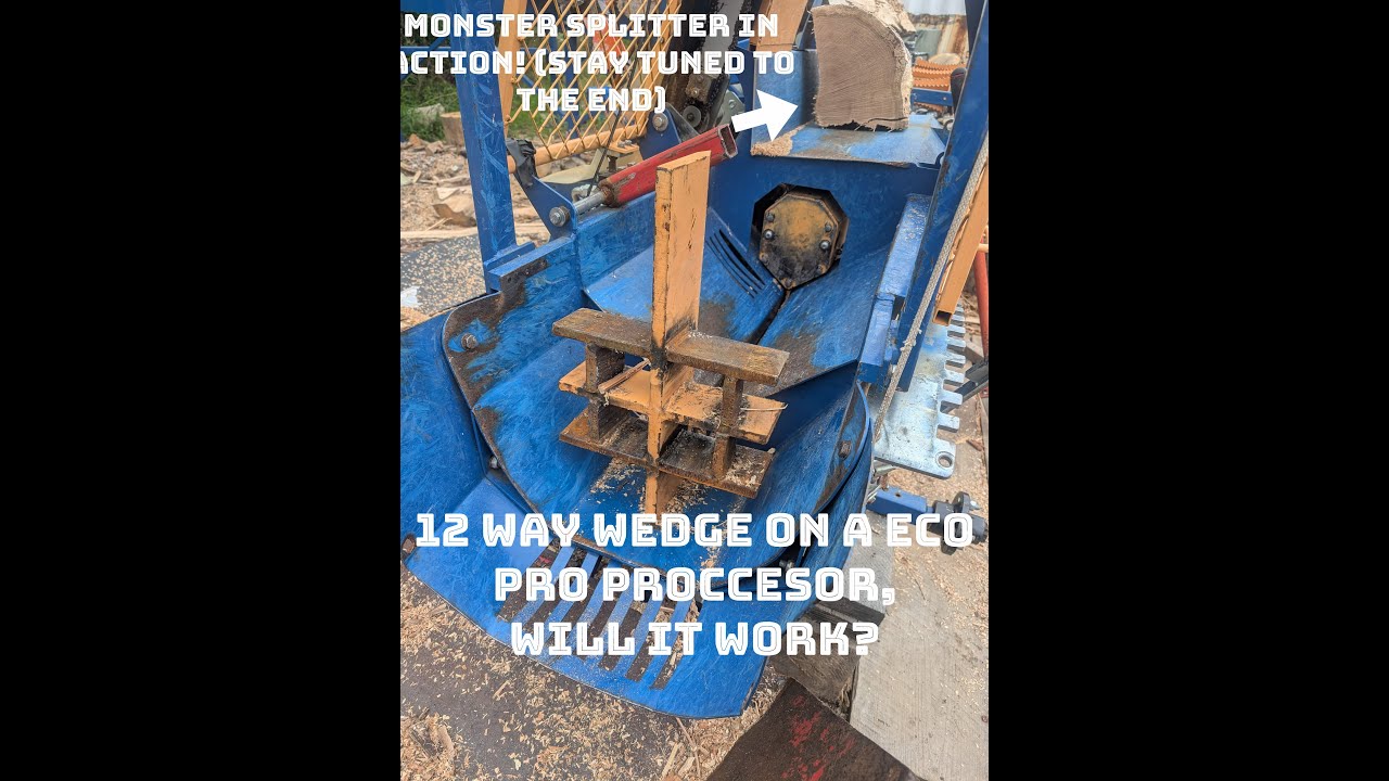 12 Way Wedge on a Range Road Firewood Processor 4K