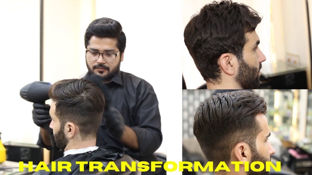 Men's classic Hair style-Hair transformation-Men's hair cut