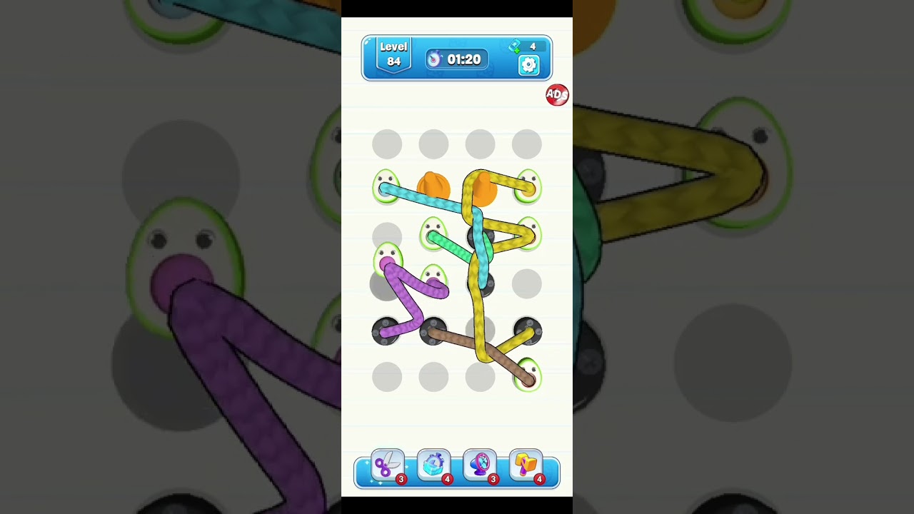 Level 84 - Twisted Rope 3D Walkthrough