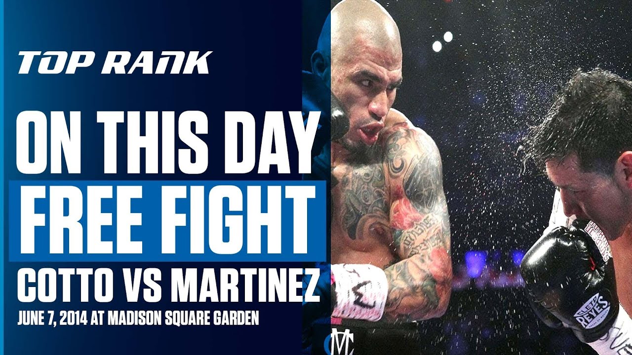 The Night Miguel Cotto Became 4-Weight World Champ | JUNE 7, 2014