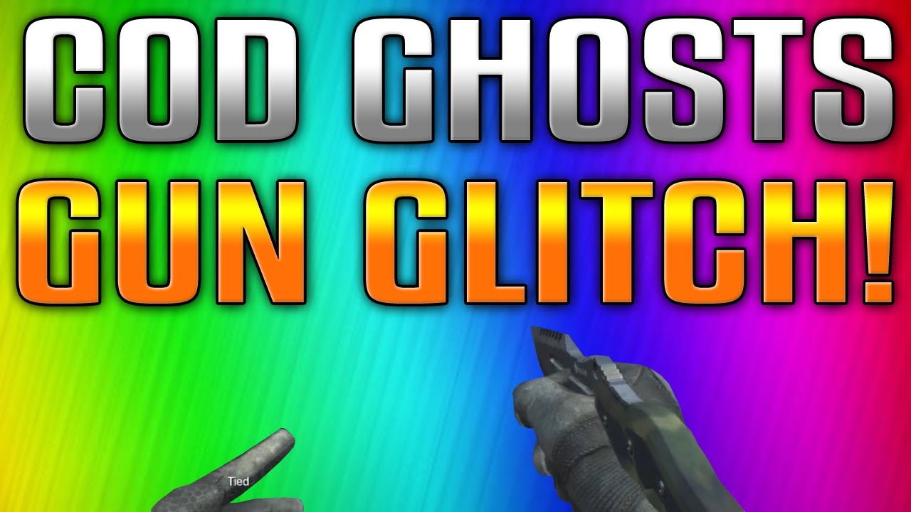 COD Ghosts: New Gun Animation Glitch (Hold Gun Like Retard)