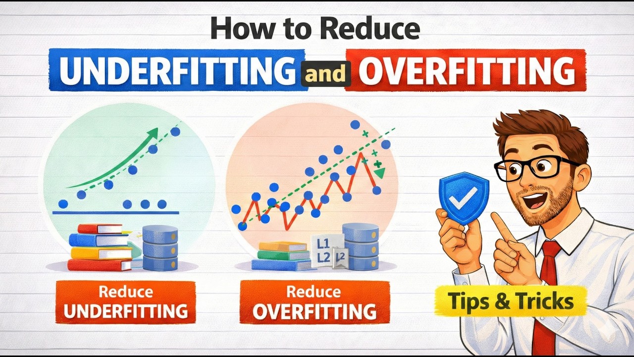 How to Reduce Underfitting and Overfitting in Machine Learning