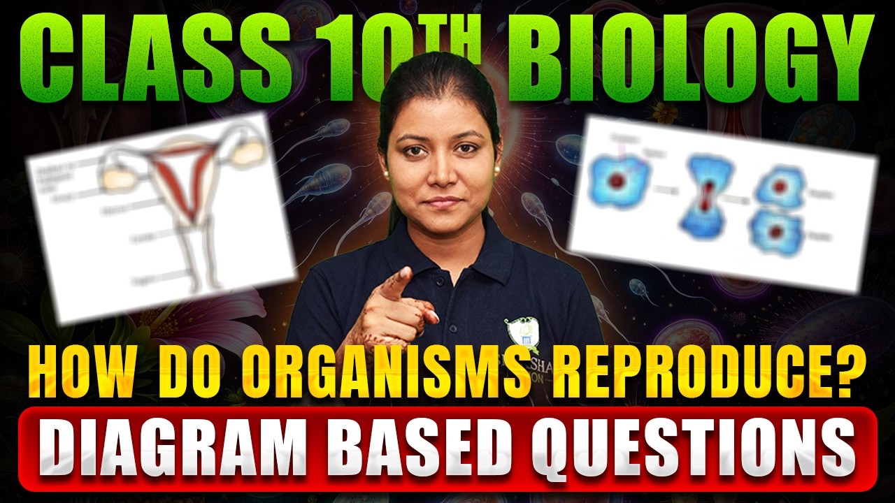 7 Marks CONFIRMED! ✅Must Watch Diagram Questions: How Do Organisms Reproduce? Class 10 by Varsha Mam