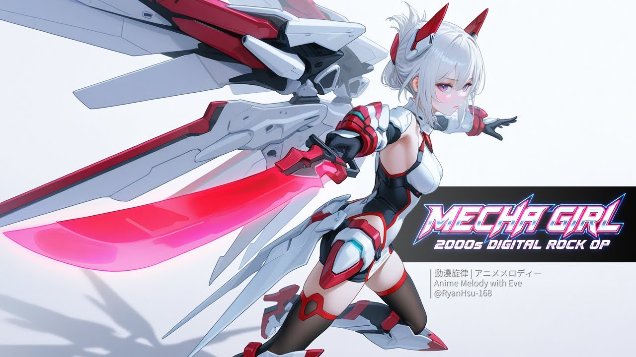 【作業用BGM】2000s 🔥 Eve 機娘一閃：斬滅の舞 ⚔️ Anime Mecha OP (Mecha Girl / Musume) Aether Beam 2.5H