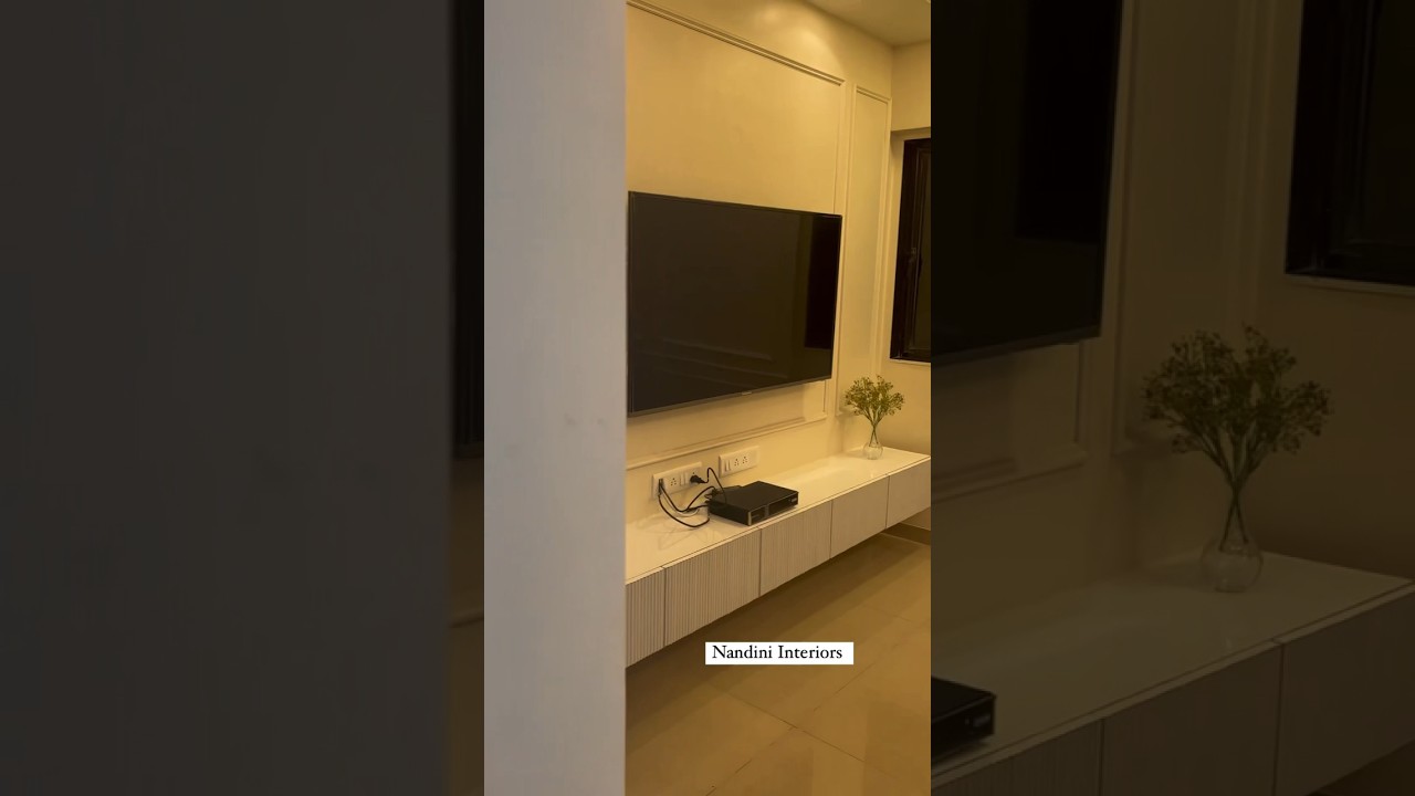 Minimalist Tv unit Design ❤️✨ #tvunitdesign2023#tvunits#design#interiordesign#nandiniinterior#viral