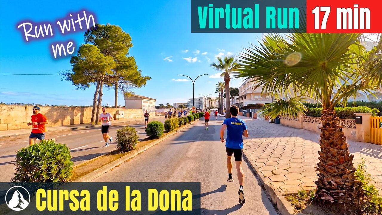 🏃‍♀️🏃‍♂️ Призовое место! Сант-Жорди, Майорка | 🇪🇸 Виртуальный забег без музыки #144
