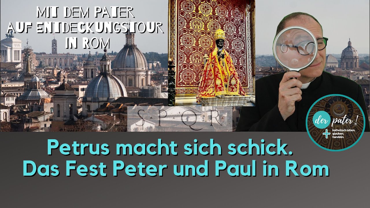 Der heilige Petrus macht sich schick. Das Hochfest der Apostel Petrus und Paulus im Vatikan.