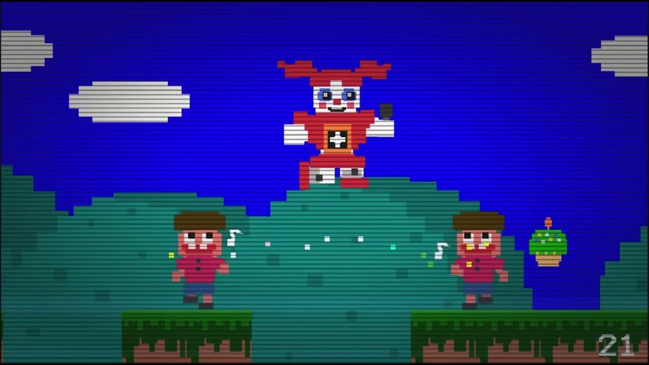 Michael Afton Plays ￼circus baby’s minigame