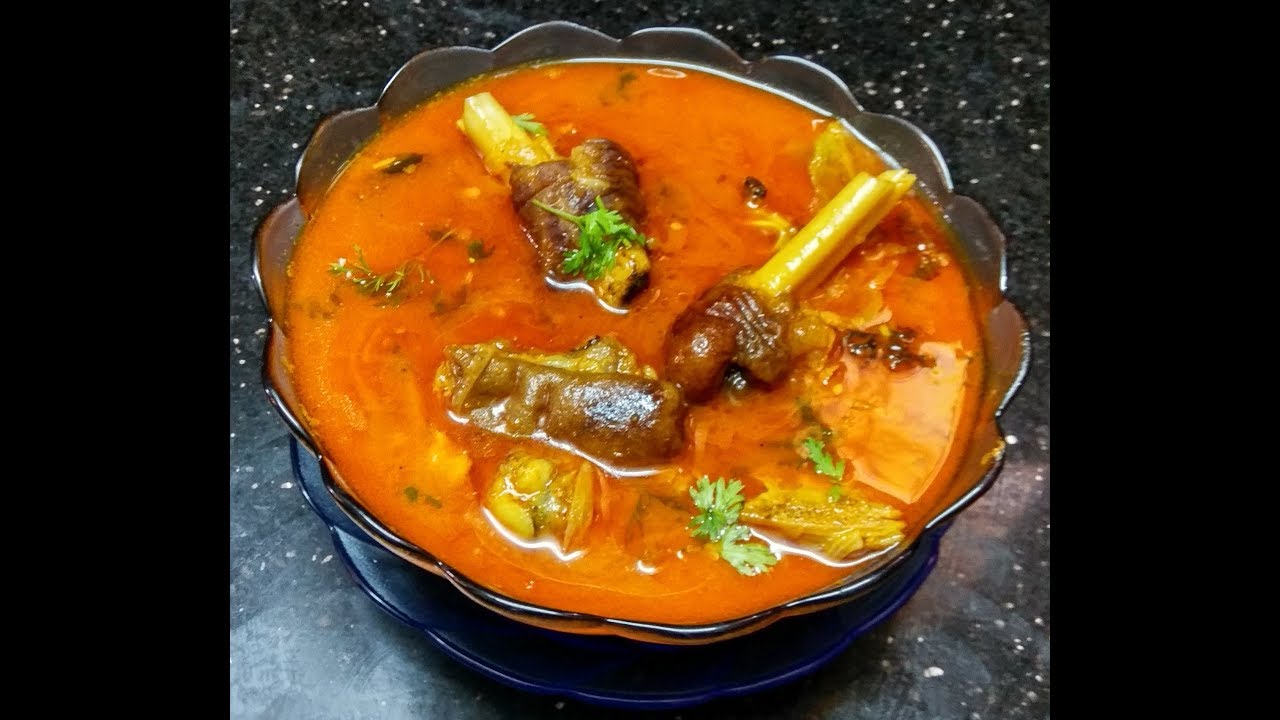 Mixed Lamb legs & lamb head curry|| Mutton paya recipe