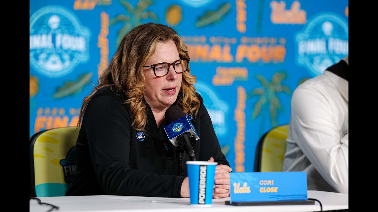 UCLA W. Basketball Postgame, Final Four – vs. UConn (April 4, 2025)