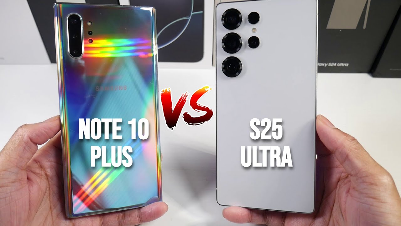Samsung Galaxy S25 Ultra VS Samsung Galaxy Note 10 Plus (Camera Comparison, PUBG & Display & Speed)