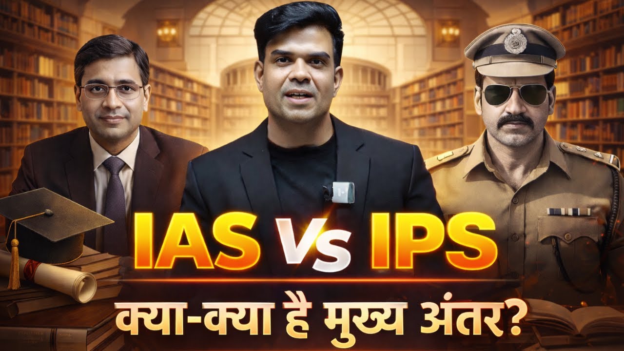 IAS vs IPS : क्या है मुख्य अंतर? | Work Profile Comparison | Rishi Jain Sir | UPSC Prarambh Hindi