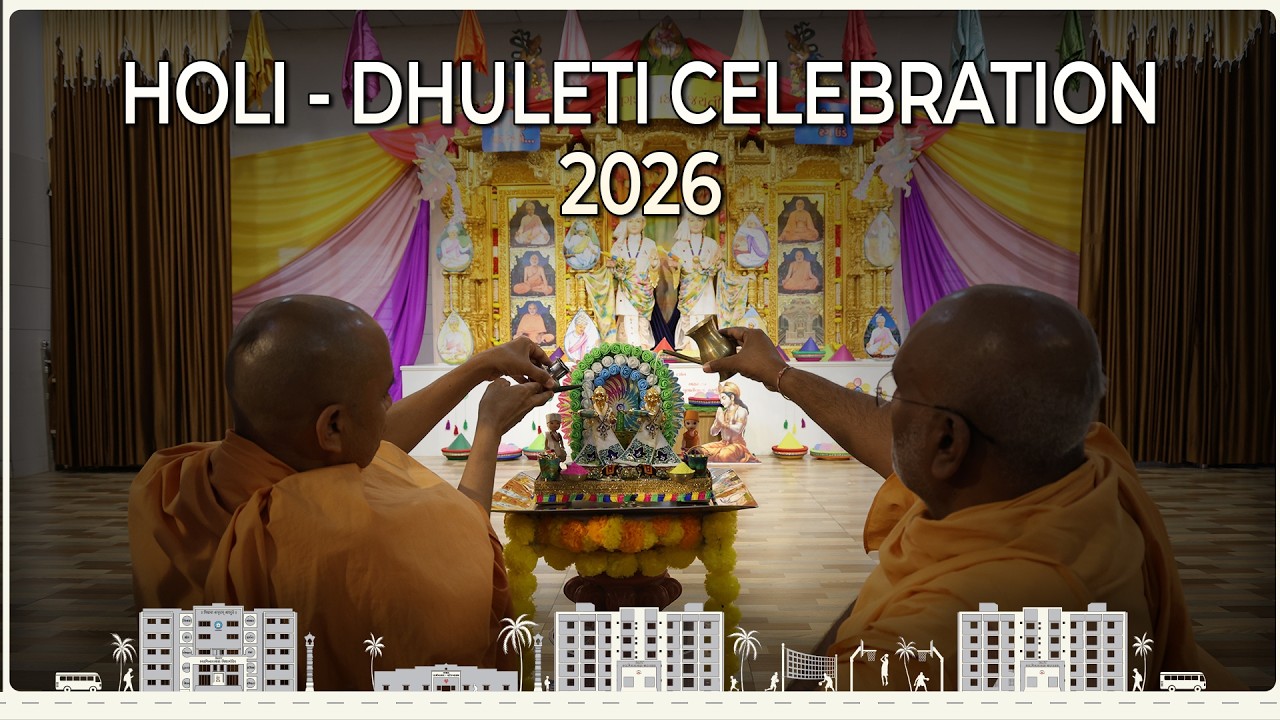 Holi - Dhuleti Celebration 2026 | BAPS Swaminarayan Vidyamandir Jnd | @BAPS @SVMJunagadh-BAPS