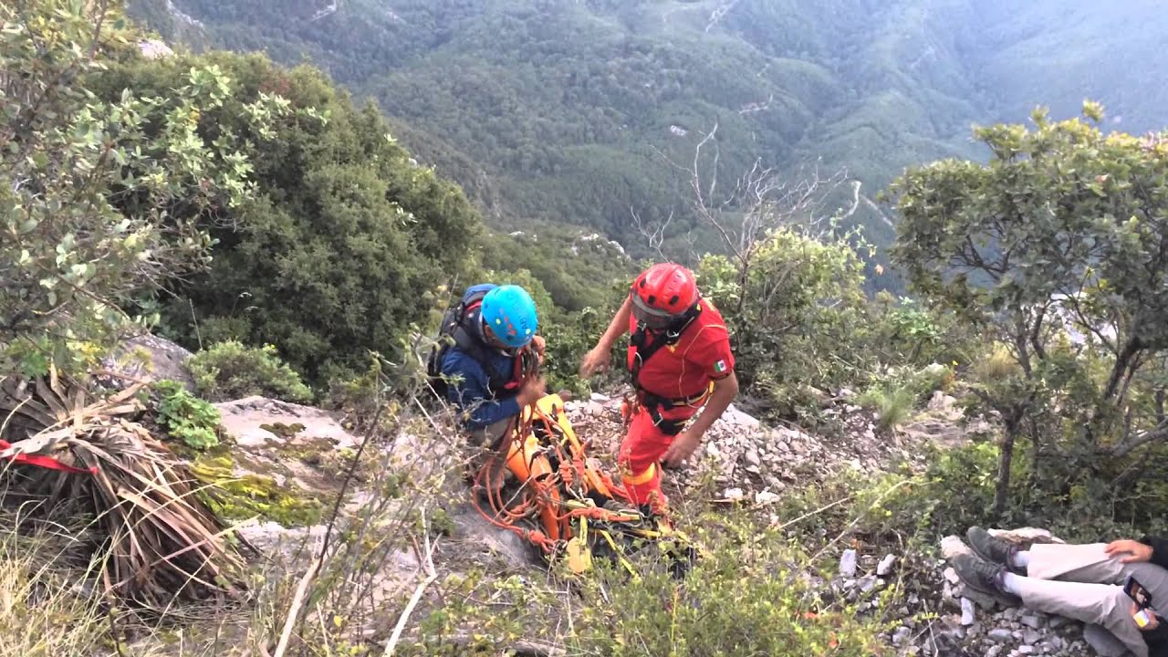 Rescate en Helicóptero  Protección Civil Nuevo Leon