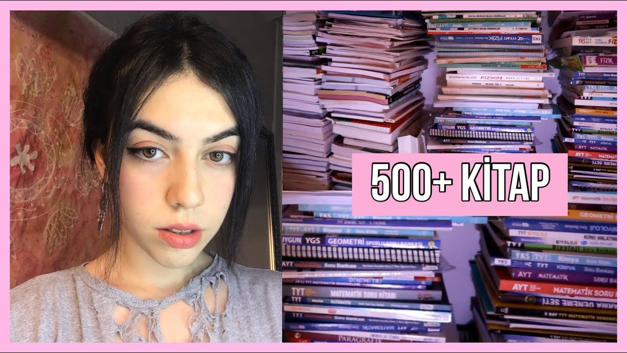 YKS KİTAPLARIMI TOPLADIM | 500den Fazla Kitap 📚