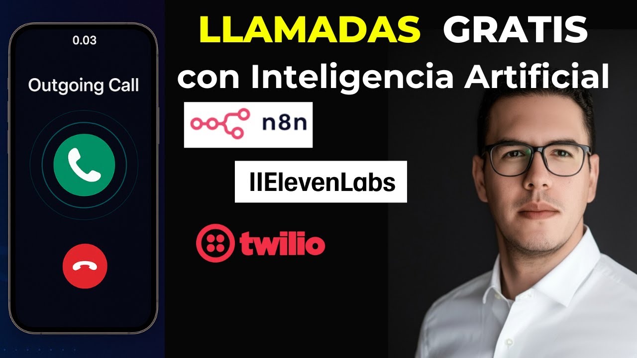 📞 Llamadas con IA (GRATIS) | 100% en Español | Twilio + ElevenLabs + n8n Paso a Paso