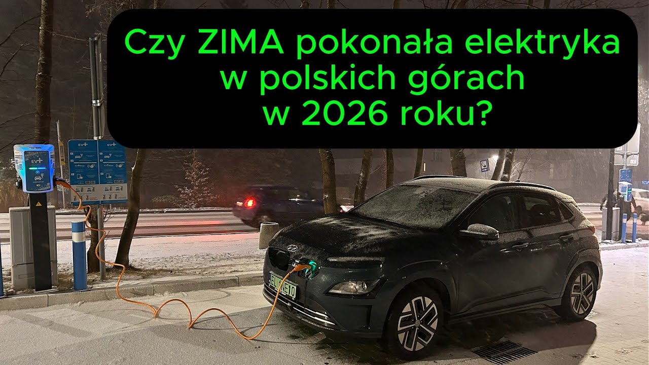 Czy zima pokonała elektryka w polskich g&oacute;rach w 2026 roku? Hyundai Kona Electric 39kWh