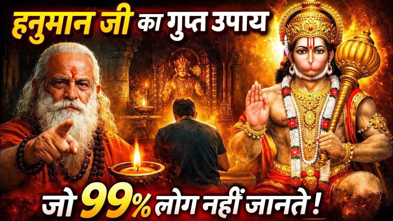 हनुमान जी का गुप्त उपाय जो 99% लोग नहीं जानते | एक सच्ची हनुमान कथा