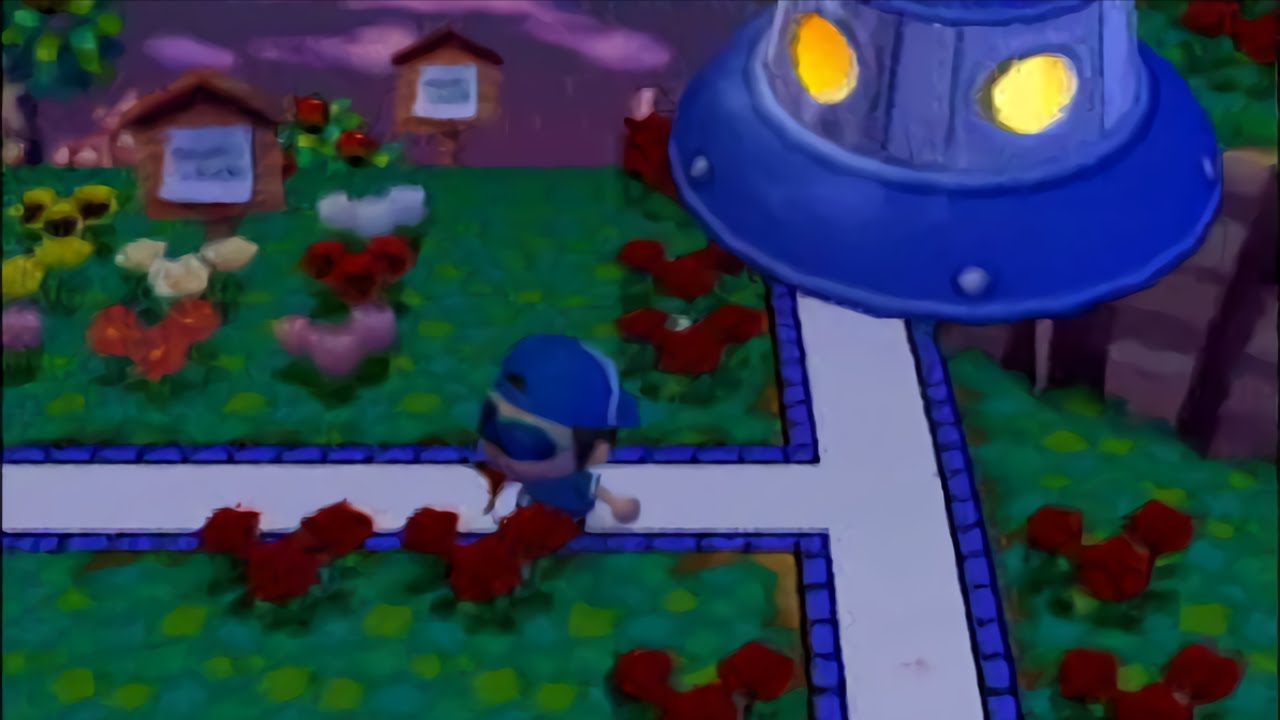 Animal Crossing: City Folk - Shooting Down Gulliver's UFO