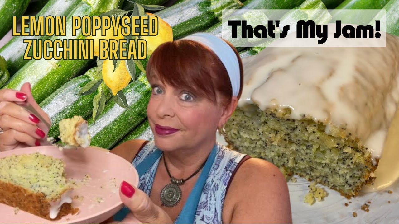 LEMON POPPYSEED ZUCCHINI BREAD - Moist, Delicious and Full of Zesty Lemon Flavor