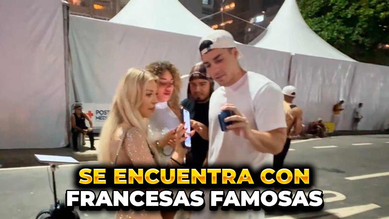 PIERO ARENAS SE ENCUENTRA CON 2 FRANCESAS FAMOSAS EN BRASIL
