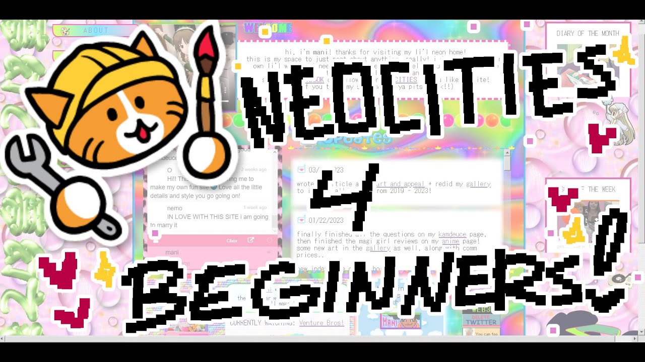 how to make a neocities from scratch❗ || explain-y tutorial ting