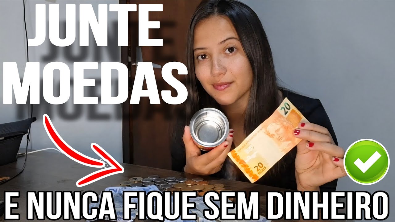 EXPERIMENTE JUNTAR MOEDAS | ABRINDO COFRINHO CASEIRO ✅️💲💲