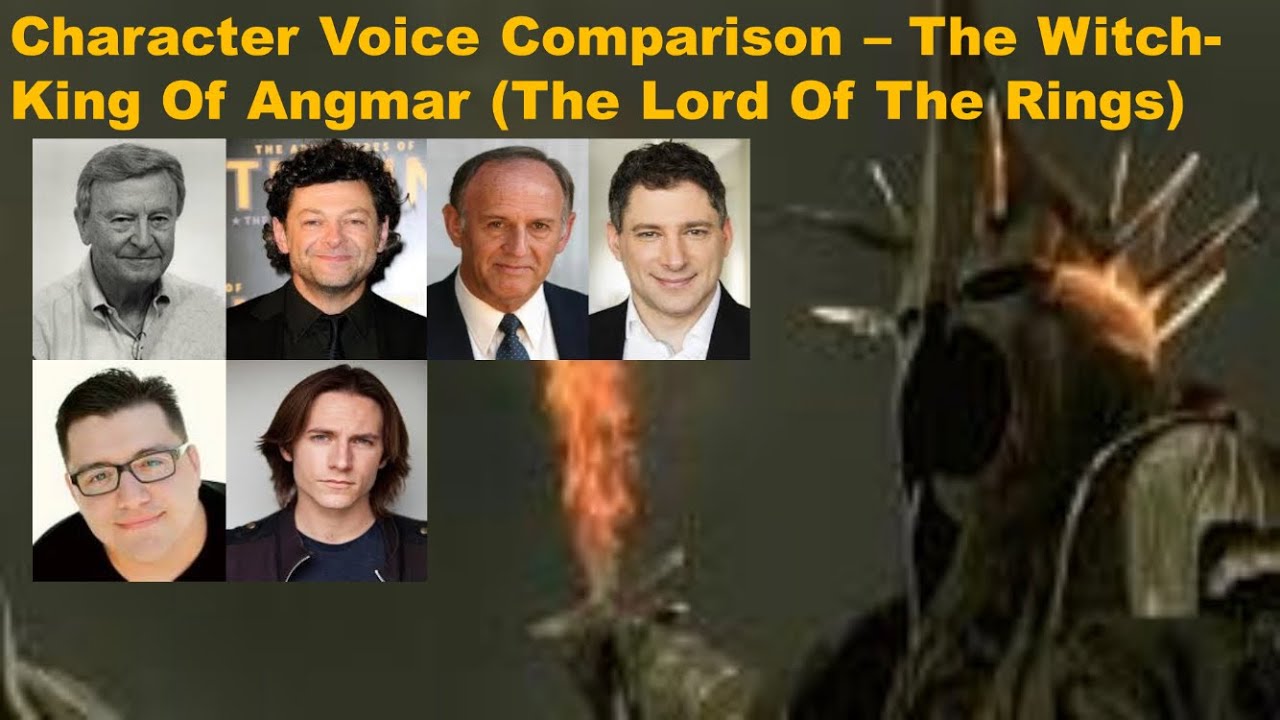 Сравнение голосов персонажей — Король-колдун Ангмара (Властелин колец)