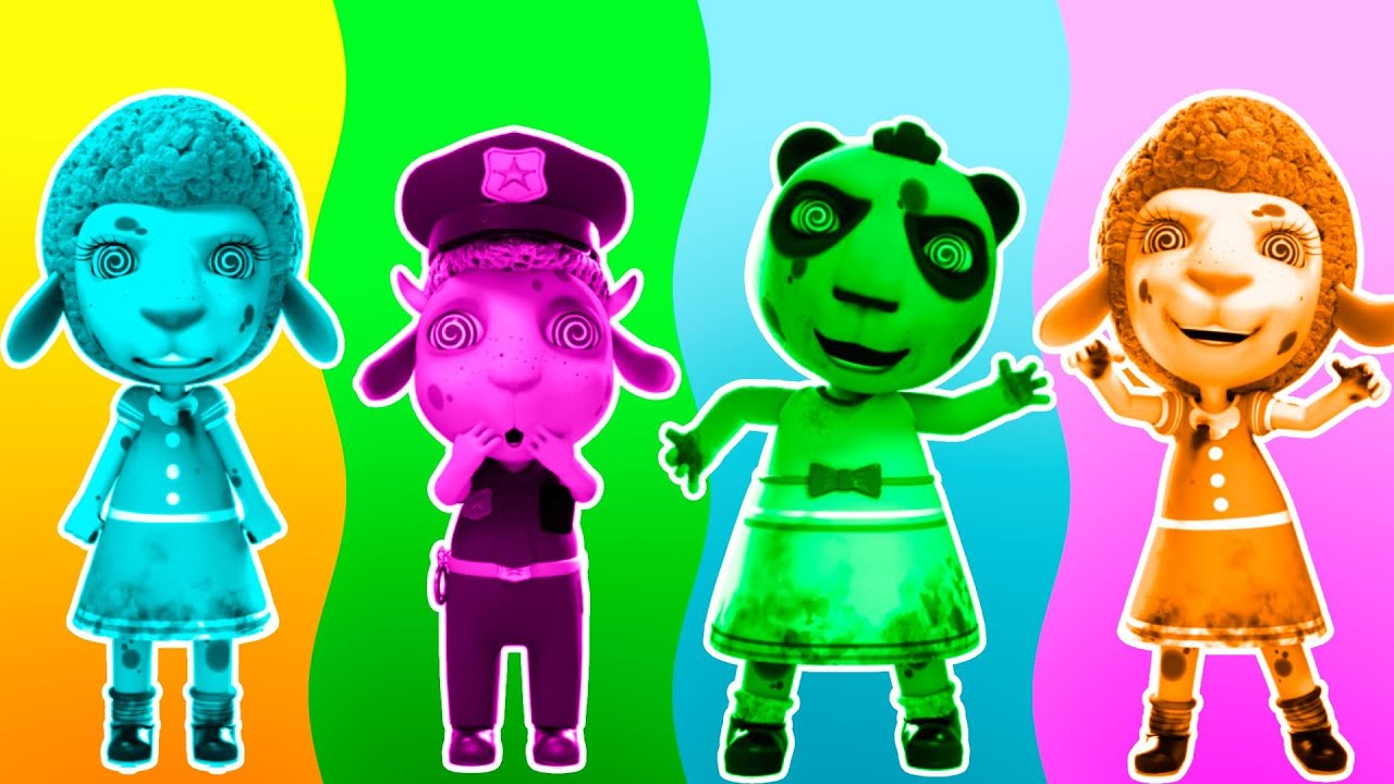 Os Zumbis Misturaram As Cores | Desenhos animados para crianças | Dolly e Amigos