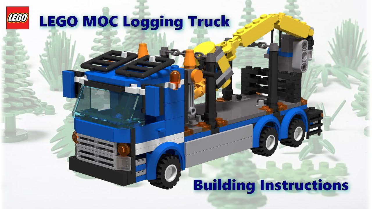 LEGO Logging Small Truck.Building Instructions.