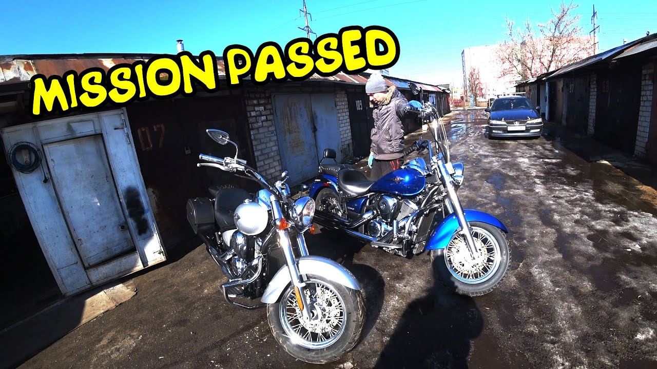 БудниЕнота#13| Подготовка Honda VTX1800 к сезону| Закончили работы с Kawasaki VN900|Привезли BMW.