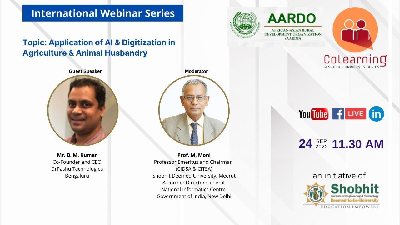 Application of AI & Digitization in Agriculture & Animal Husbandry