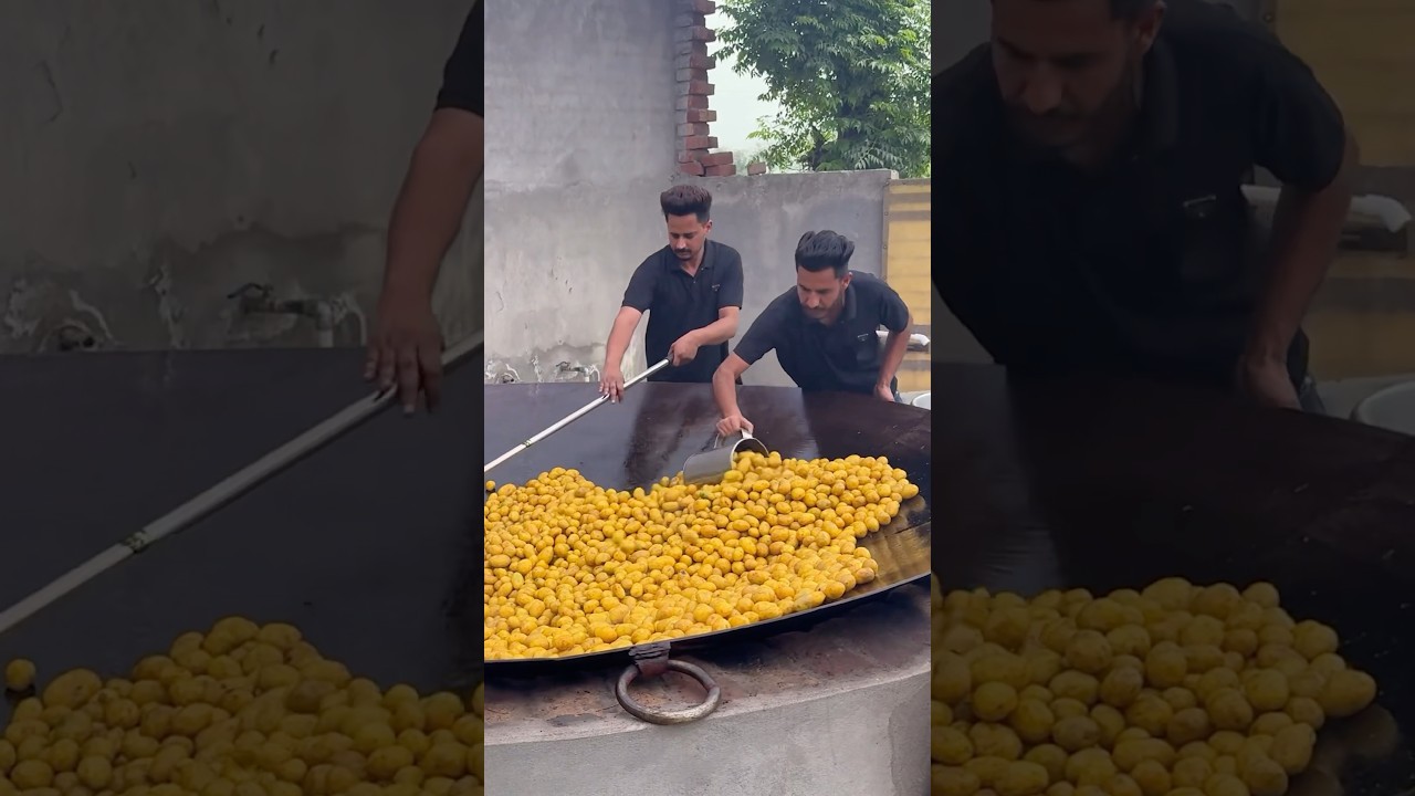 Dum Aloo In Big Kadai #shorts