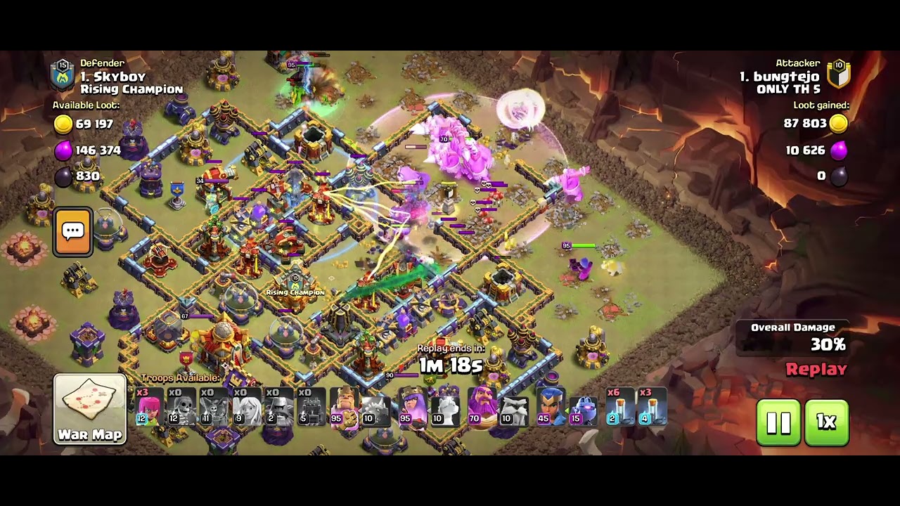 Clan war league in higher Town hall