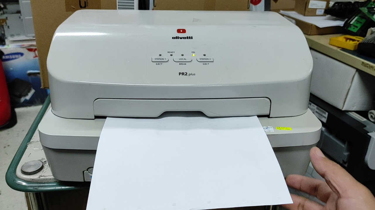 Olivetti PR2 Plus Printer Calibration