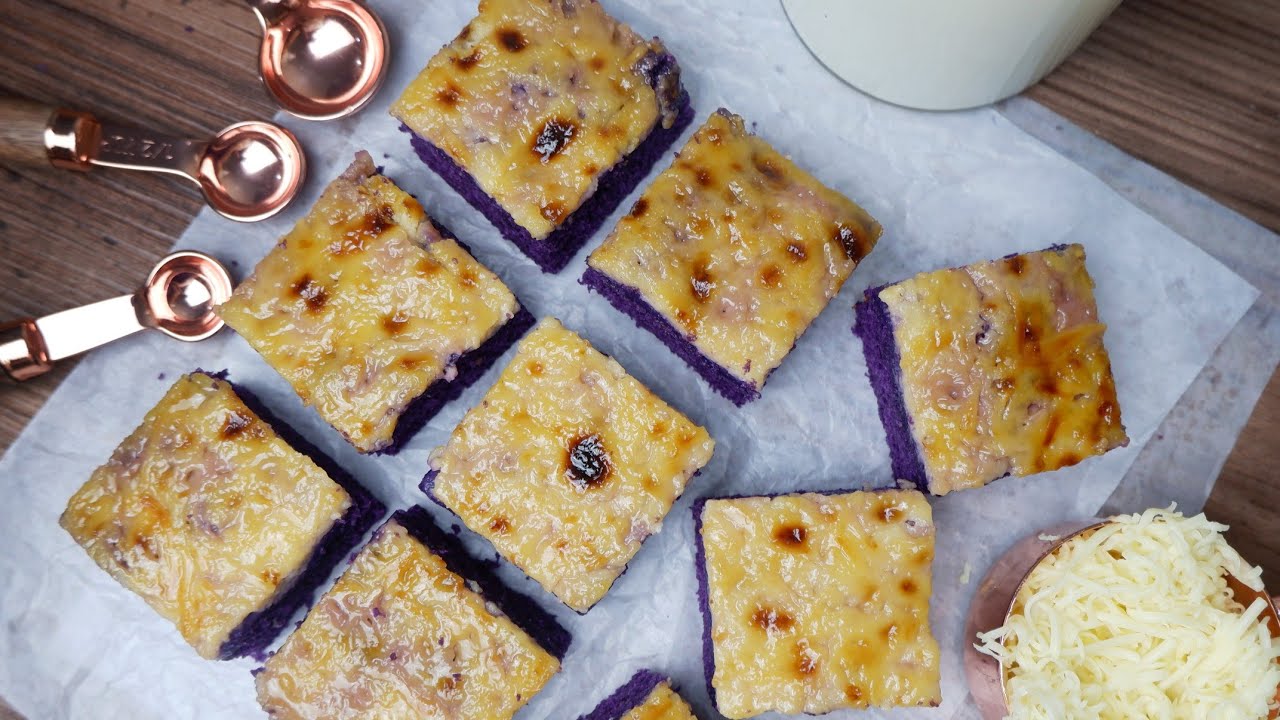 Ube Custard Bars