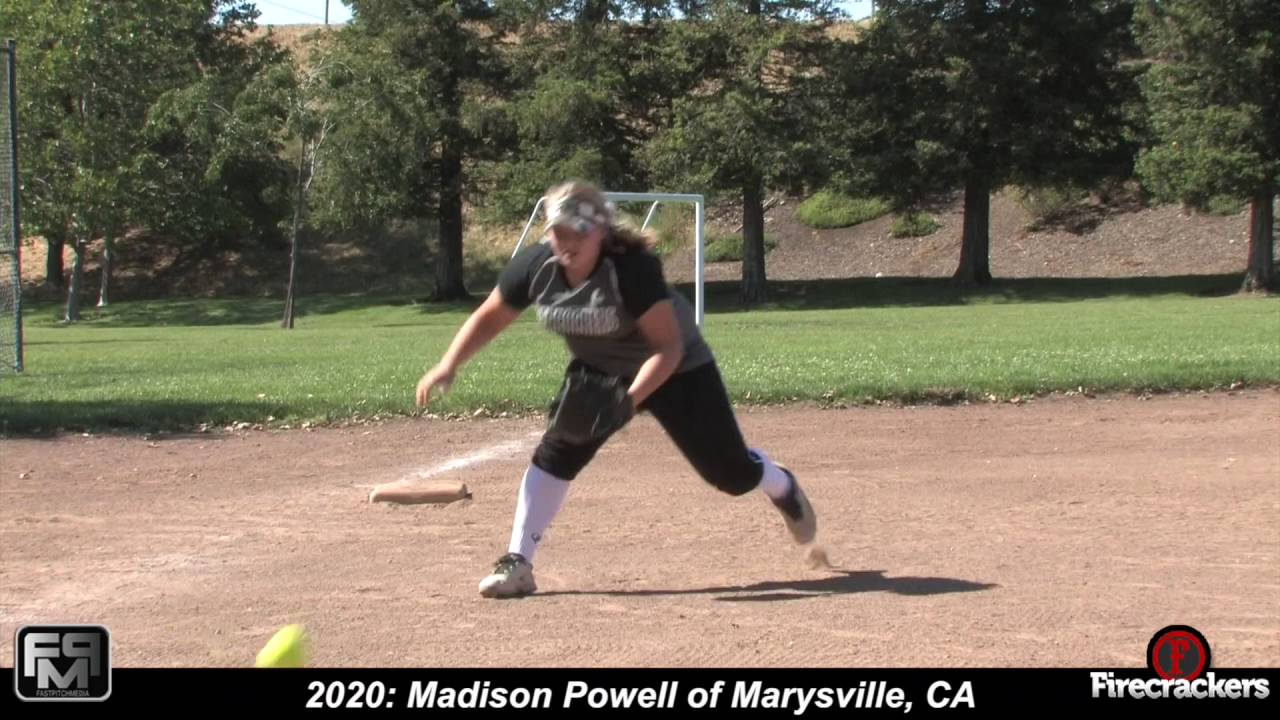 2020 Madison Powell 3rd Base Softball Skills Video