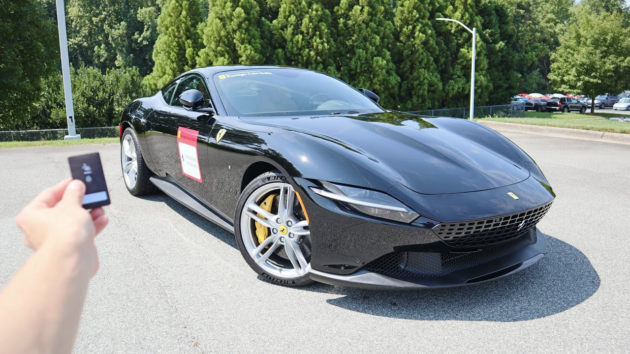 2021 Ferrari Roma: Start Up, Exhaust, POV, Test Drive and Review