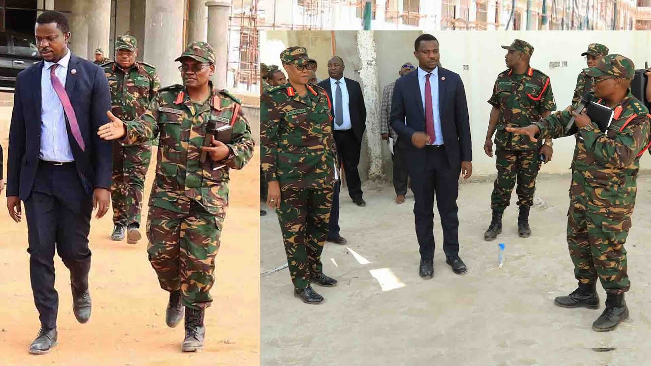 Waziri Bashungwa Aridhishwa na Ujenzi wa Makao Makuu ya Ulinzi wa Taifa KIKOMBO DODOMA
