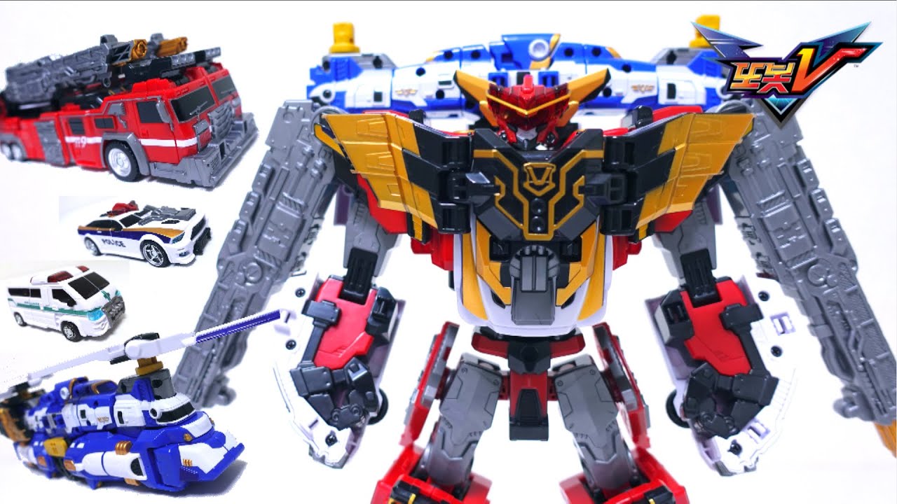 【トボットV 】 傑作変形合体ロボ！ ギガントセイバー ヲタファのヲタファの変形×3  / TOBOT V GIGANT SAVER Gigant-V & Twin Blade