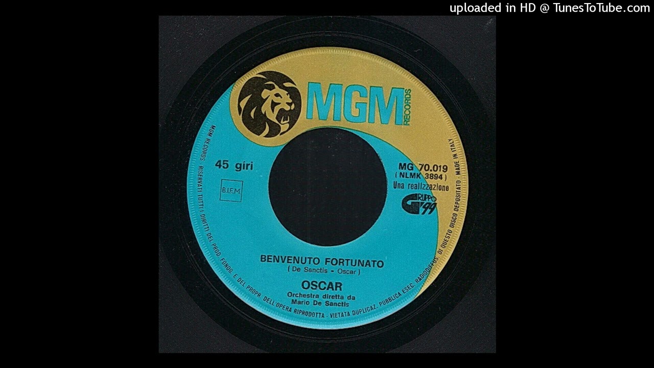 Oscar Prudente (come Oscar) - Benvenuto Fortunato