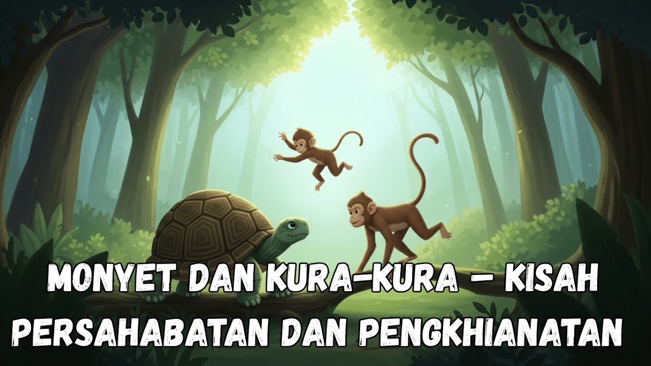 Monyet dan Kura-Kura – Kisah Persahabatan dan Pengkhianatan ||  Dongeng Rakyatku
