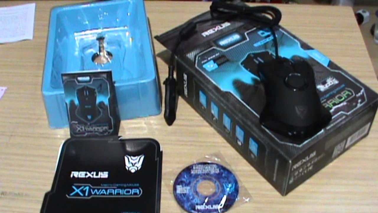 Mouse Gaming Rexus X1 Warior Video Review Kliknklik