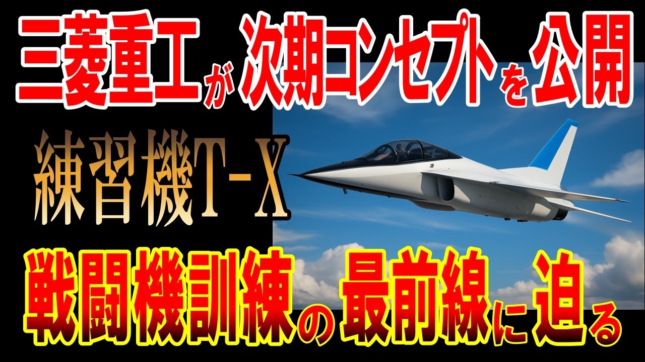 三菱重工が新型練習機「T-X」の次期コンセプトを公開！戦闘機訓練の最前線に迫る！