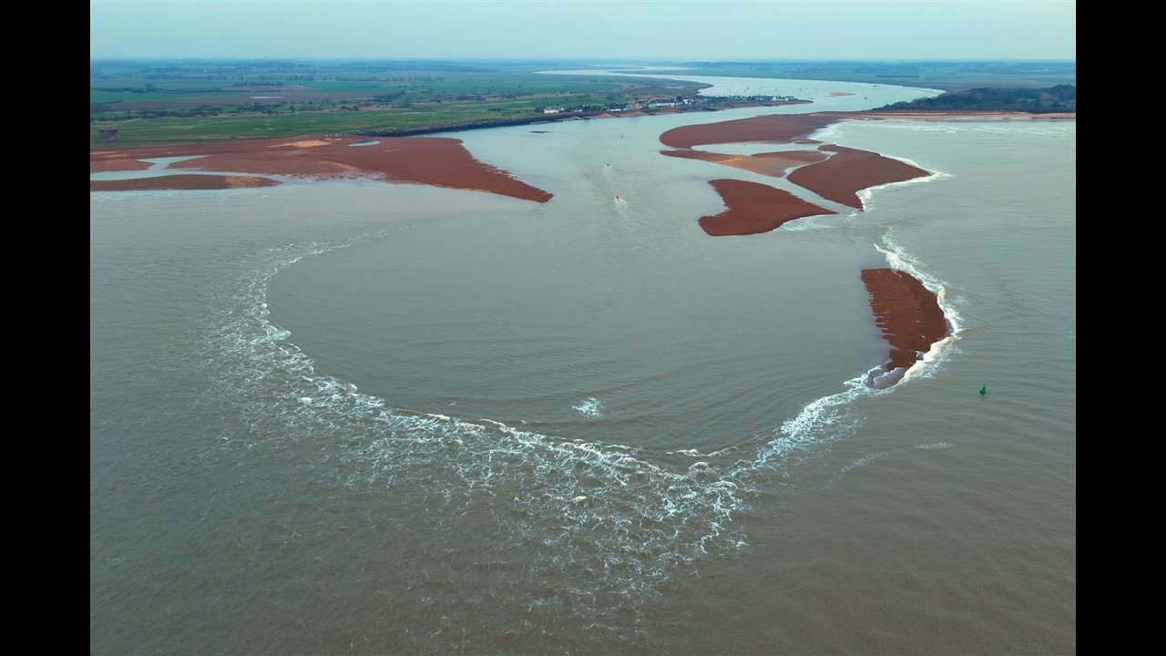 Deben bar 20th Feb 2026 Low Water 0.3m above CD