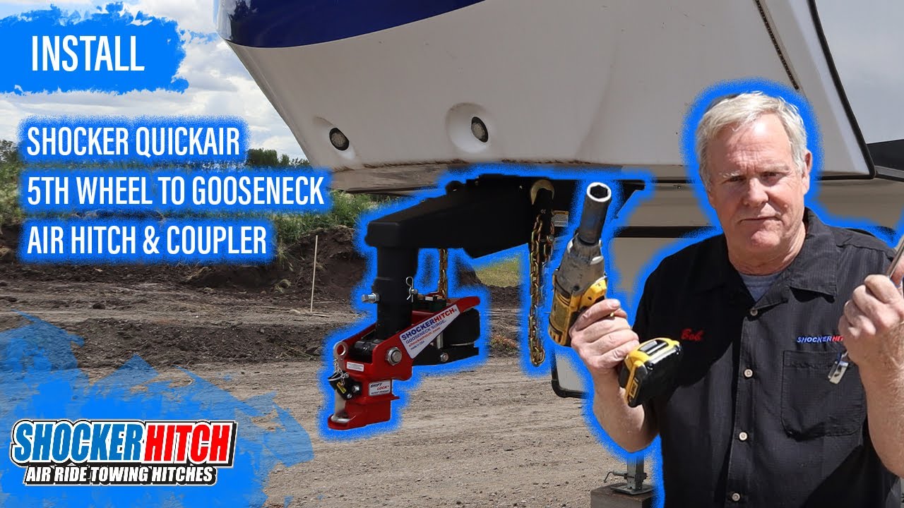 Installing the Shocker Quick Air 5th Wheel to Gooseneck Air Hitch & Coupler