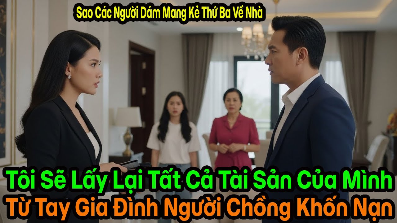 Tuyệt đối không nhân nhượng! Nhà chồng và tiểu tam sẽ phải trả lại tất cả cho tôi.