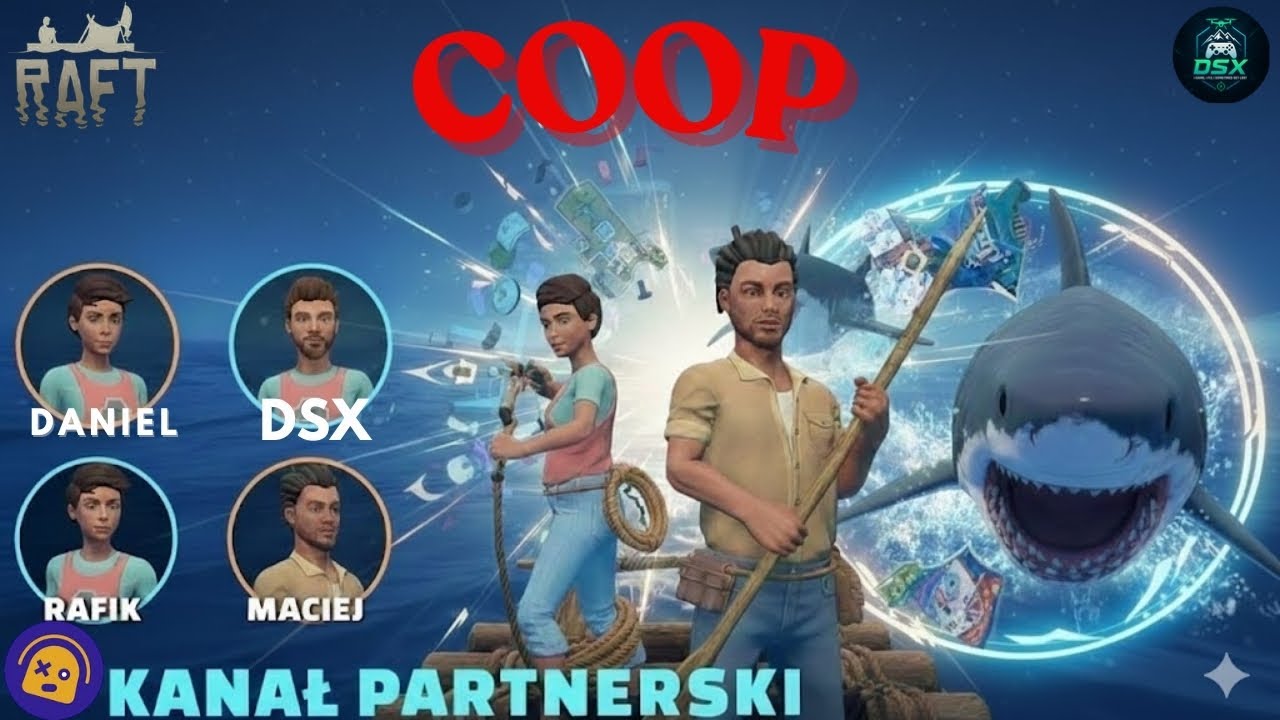 Wracamy na tratwę . Z @Rafik85_Games  , Danielem i Maćkiem