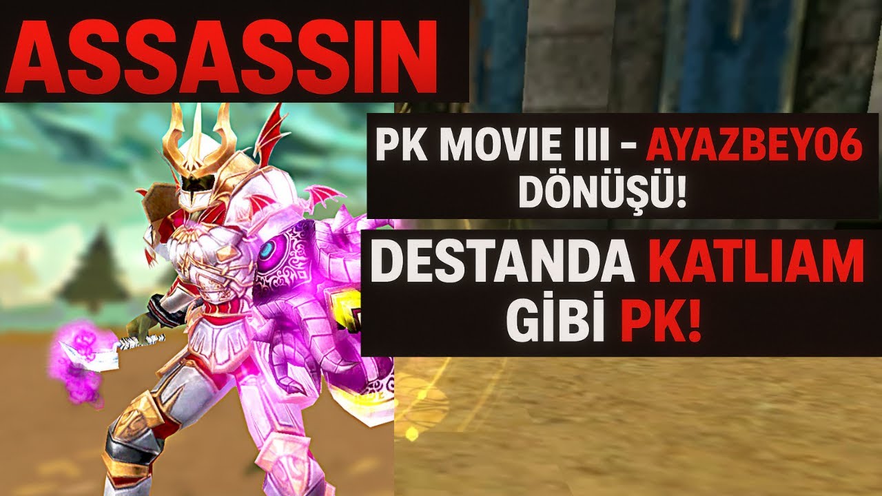 ''BAŞ EDEMEZSİN'' Ayazbey06 Destan Assassin PK Movie III TS3 SESLİ [4K] #knightonline