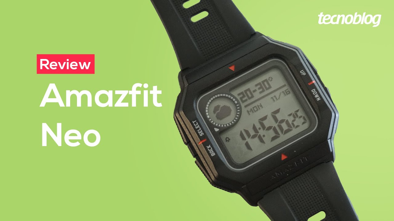Smartwatch Amazfit Neo - Review Tecnoblog